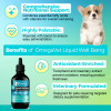 Omegavet Well Being Oil for Dogs and Cats Natural Omega Fatty Acids for Healthy Coat Skin and Joints
