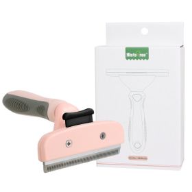 Cat Dog Pet Hair Trimmer Pet Shaving Razor Pet Comb (Option: Pink)
