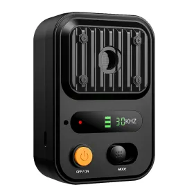 Ultrasonic Anti-Barking Device Rechargeable Auto Dog Bark Control Deterrent Box Training Device IPX4 Waterproof With 3 Frequency Max 32.8Feet Sen (Option: Black)