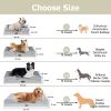 Orthopedic Dog Bed With High Support For Small And Large Breeds - Breathable, Waterproof Memory Foam Bed With Elevated Sides